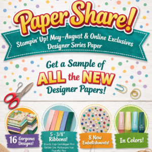 Paper Share & More - May - April & May Online Exclusives